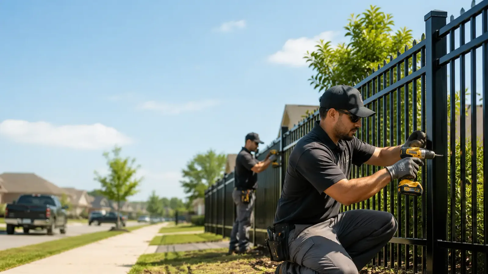 Metal Fence Installation in Inman, KS